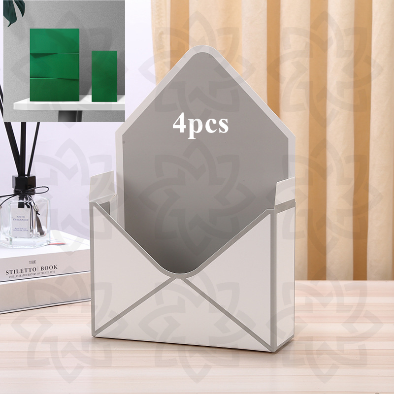 Bulk 4 Sets Gift Flower Envelope Box with Floral Foam Blocks Wholesale