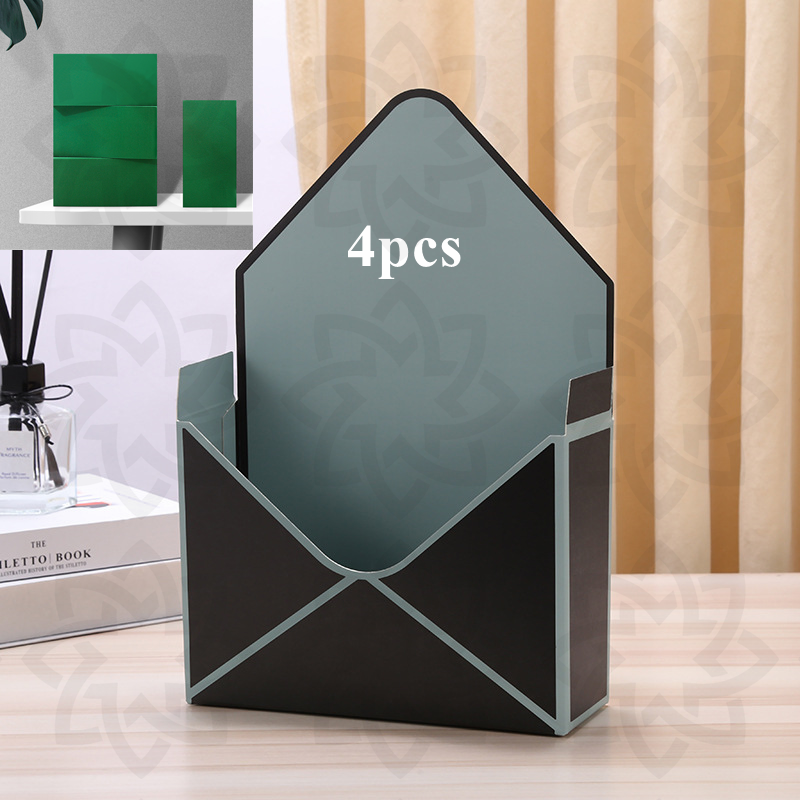 Bulk 4 Sets Gift Flower Envelope Box with Floral Foam Blocks Wholesale