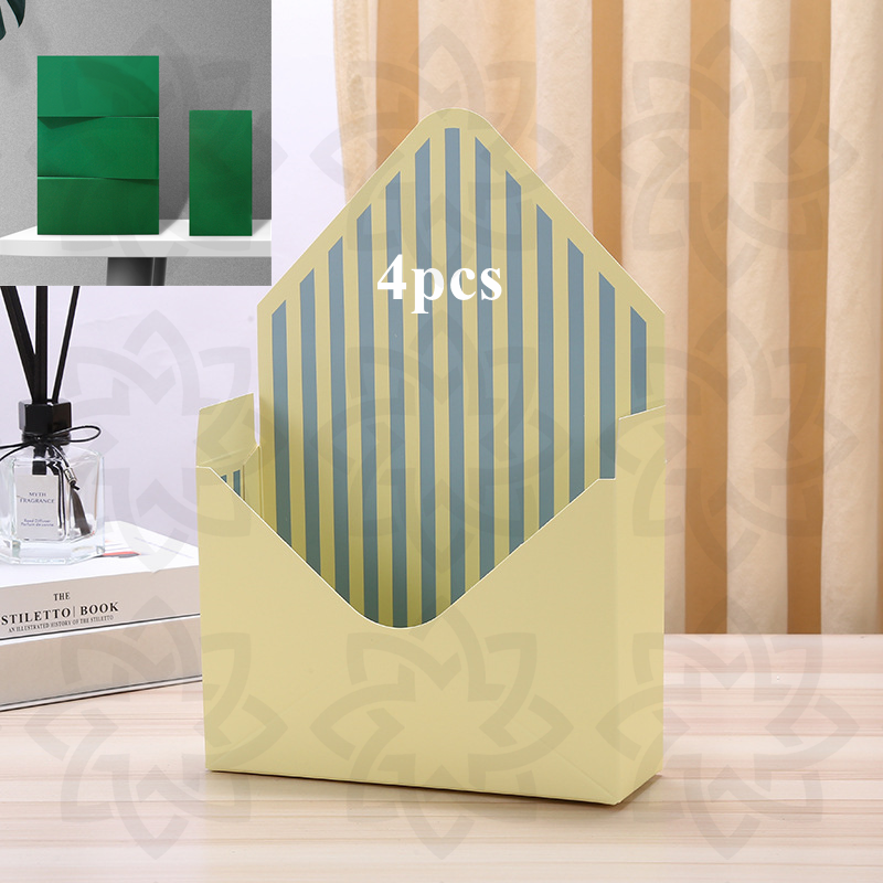 Bulk 4 Sets Gift Flower Envelope Box with Floral Foam Blocks Wholesale