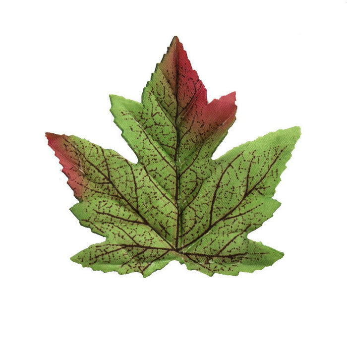 Bulk 50Pcs Fall Artificial Maple Leaves Silk Leaves Autumn for Party Halloween Centerpiece Wholesale