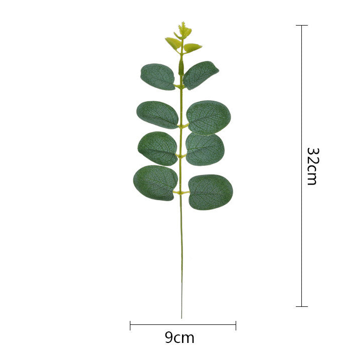 Lot de 50 tiges de feuilles d'eucalyptus artificielles en gros