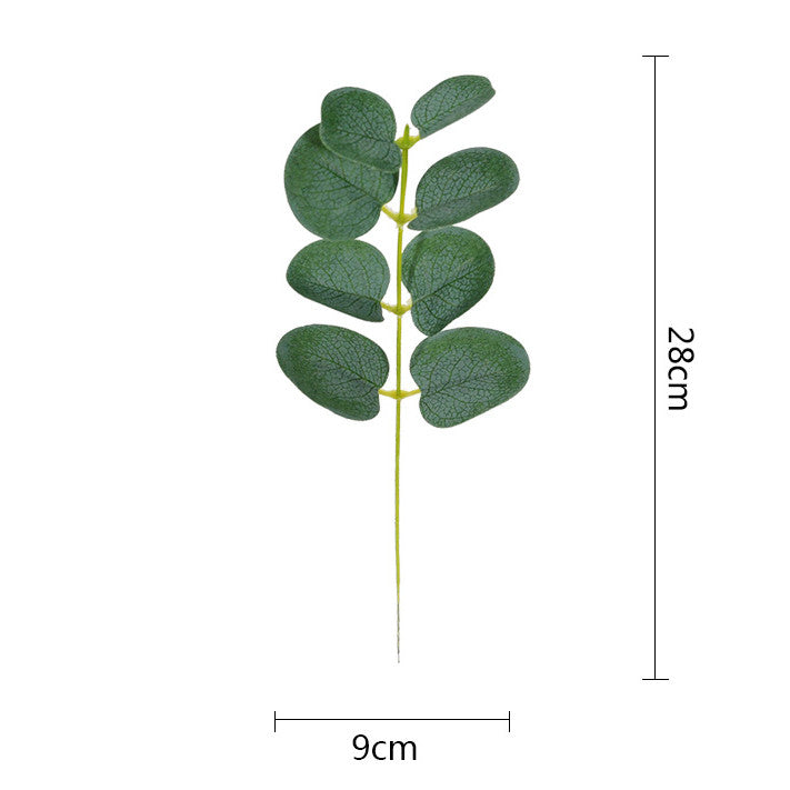 Lot de 50 tiges de feuilles d'eucalyptus artificielles en gros
