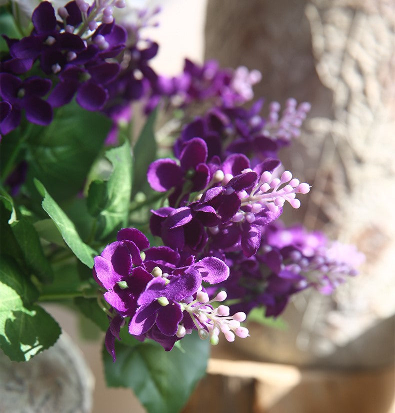 Fleurs artificielles de jacinthe en vrac de 12 pouces en gros 