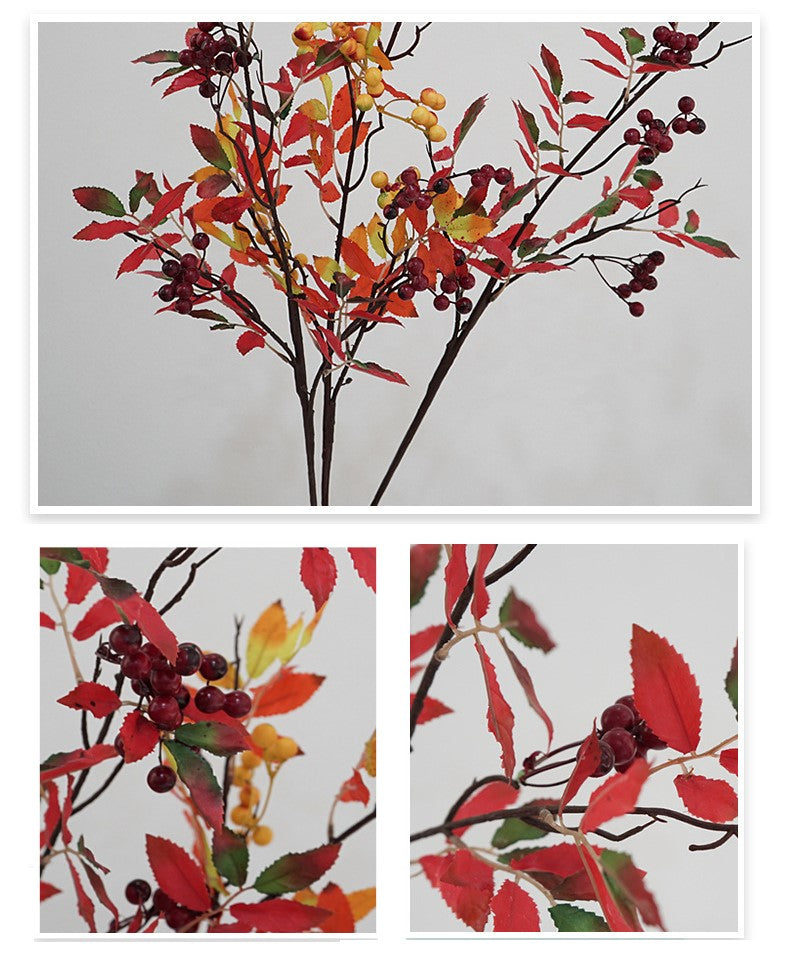 Bulk 34" Nandina Domestica Berry Fruit Branches Stems Spray Fall Arrangement Decoration Wholesale
