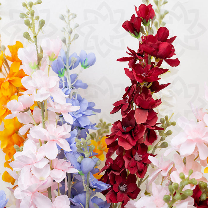 Bulk 33" Delphinium Stems Artificial Silk Flower Wholesale
