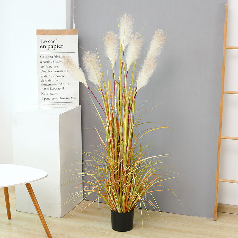 Bulk 64" 7 Styles Artificial Pampas Plant in Vase Wholesale