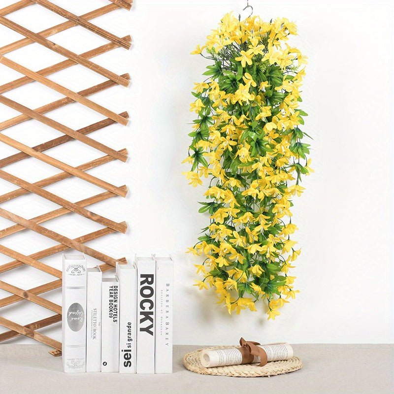 Bulk Artificial Hanging Spring Flowers Garland UV Resistant For Patio Garden Courtyard Wholesale