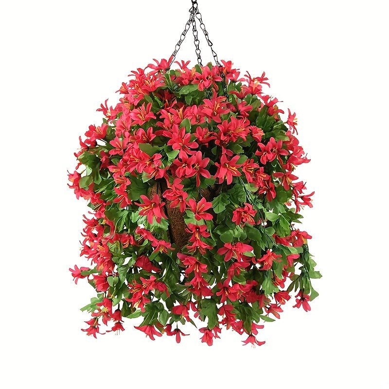 Bulk Artificial Hanging Spring Flowers Garland UV Resistant For Patio Garden Courtyard Wholesale