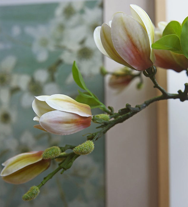 Bulk 25" Magnolia Buds Stem Flower Artificial Wholesale