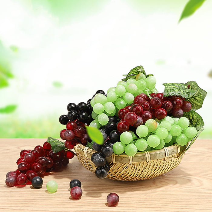 Paquetes de uvas artificiales a granel, racimos de uvas, decorativos para bodas, fiestas, decoraciones para el hogar, venta al por mayor 