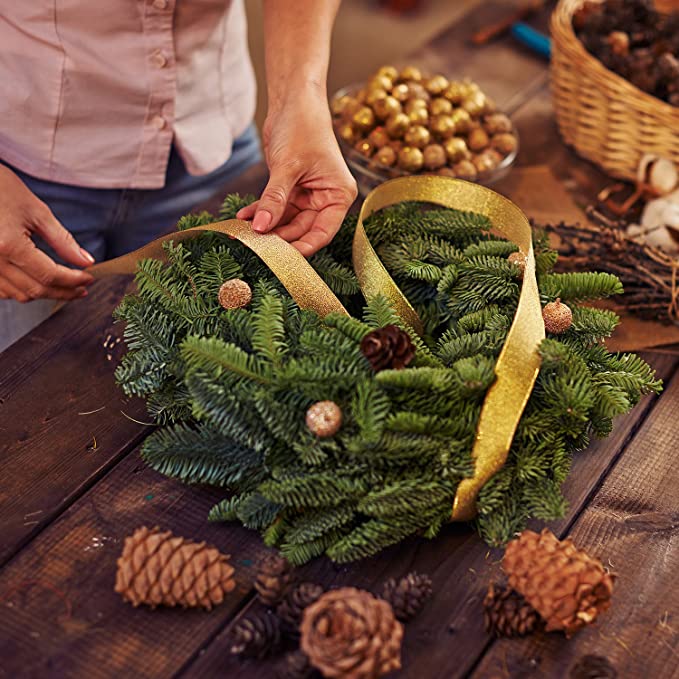 Bulk 2 Pack Wire Wreath DIY Frame Round Metal Wreath for Crafts & Floral Decorations Wholesale