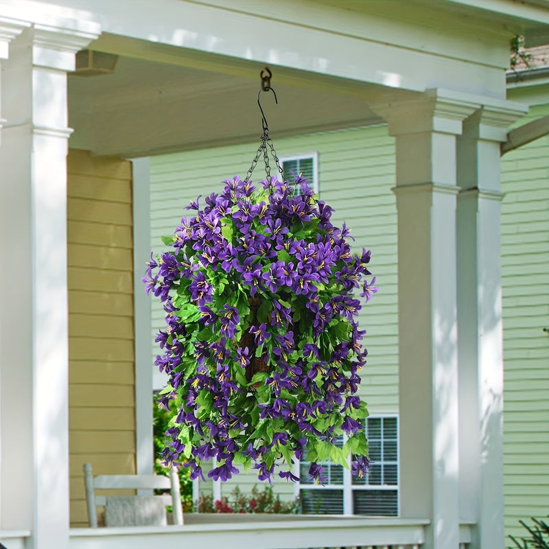 Bulk Artificial Hanging Spring Flowers Garland UV Resistant For Patio Garden Courtyard Wholesale