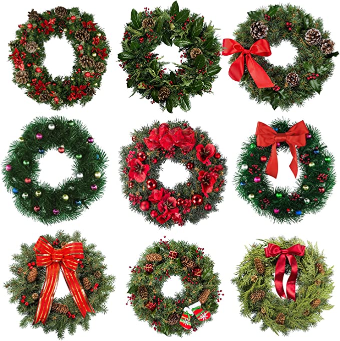 Bulk 2 Pack Wire Wreath DIY Frame Round Metal Wreath for Crafts & Floral Decorations Wholesale