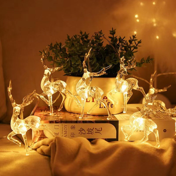 Venta al por mayor de luces de Navidad Led a granel con forma de ciervo 