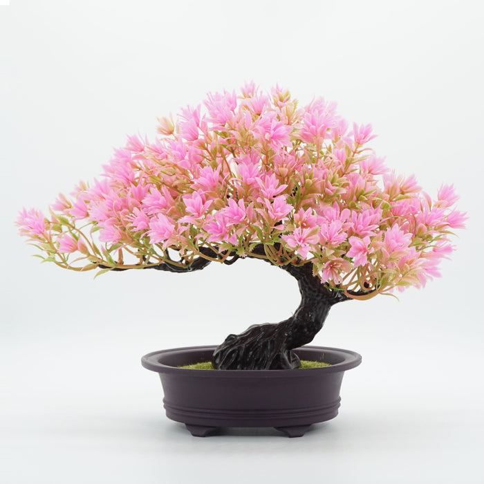 Bulk 12 Styles 9 inch Artificial Bonsai Greeting Pine Plants in Vase Wholesale