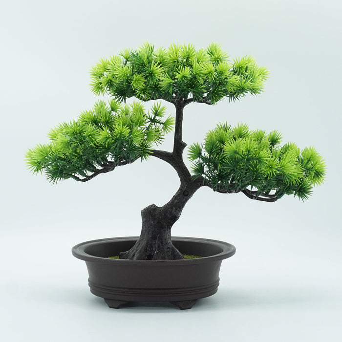 Clearance Bulk 12 Styles 9 inch Artificial Bonsai Greeting Pine Potted Plants Tree Look Flower Ornament Wholesale