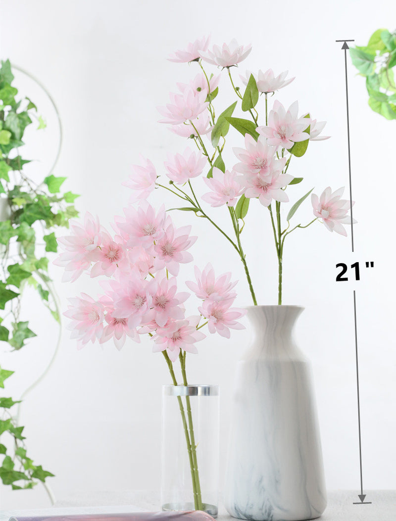 Tiges de lotus artificielles en vrac de 21 pouces en gros