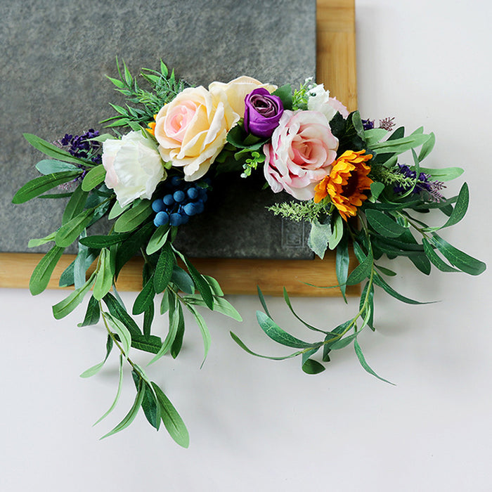 Bulk Aisle Flower Arrangement for Wedding Ceremony Aisle Chair Back Floral Decoration Wholesale