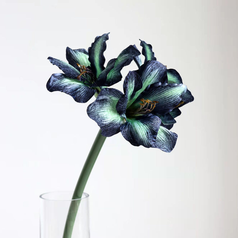 Premium Velvet Amaryllis Stem