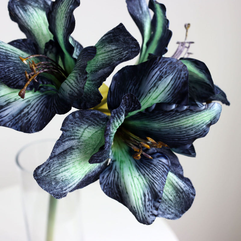 Premium Velvet Amaryllis Stem