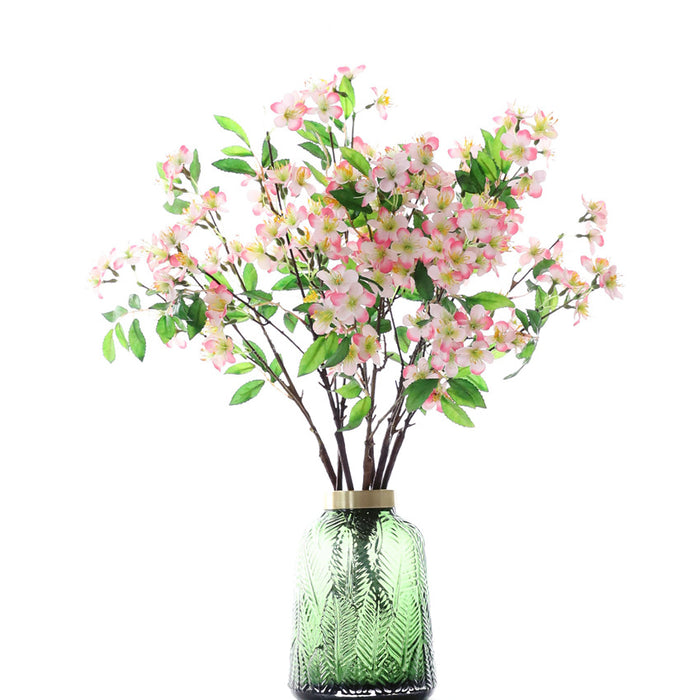 Venta al por mayor de flores artificiales de tallo de Apple Blossom de 24 "a granel