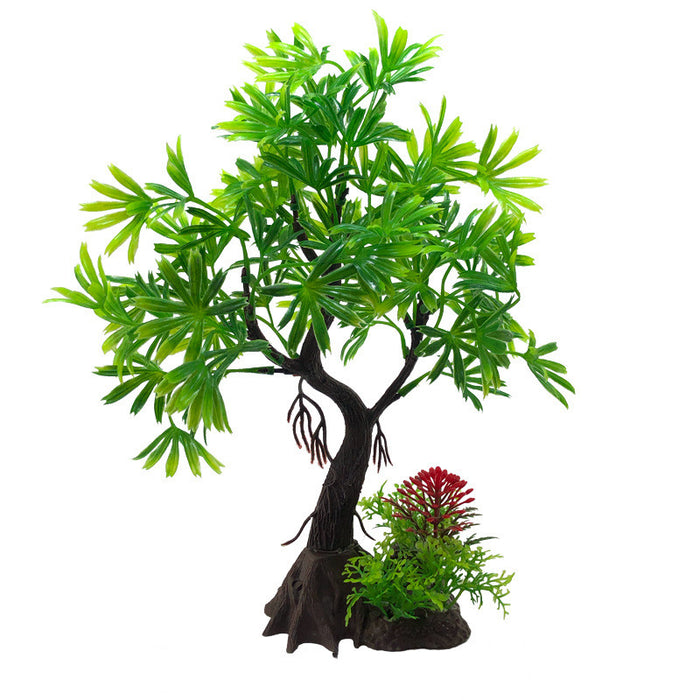 Bulk Aquarium Artificial Green Tree Plants Decoration Wholesale
