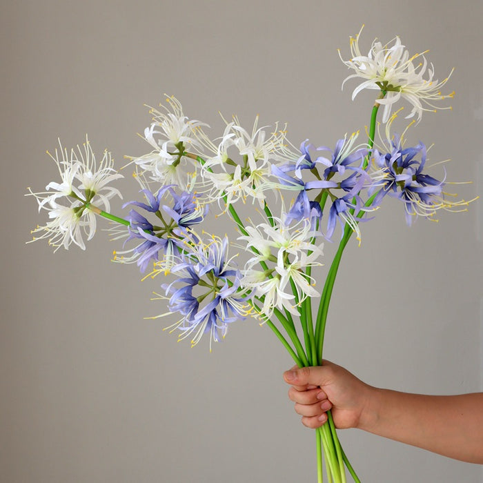 Venta al por mayor de flores artificiales florales de Mandarava de tallos Bana a granel 