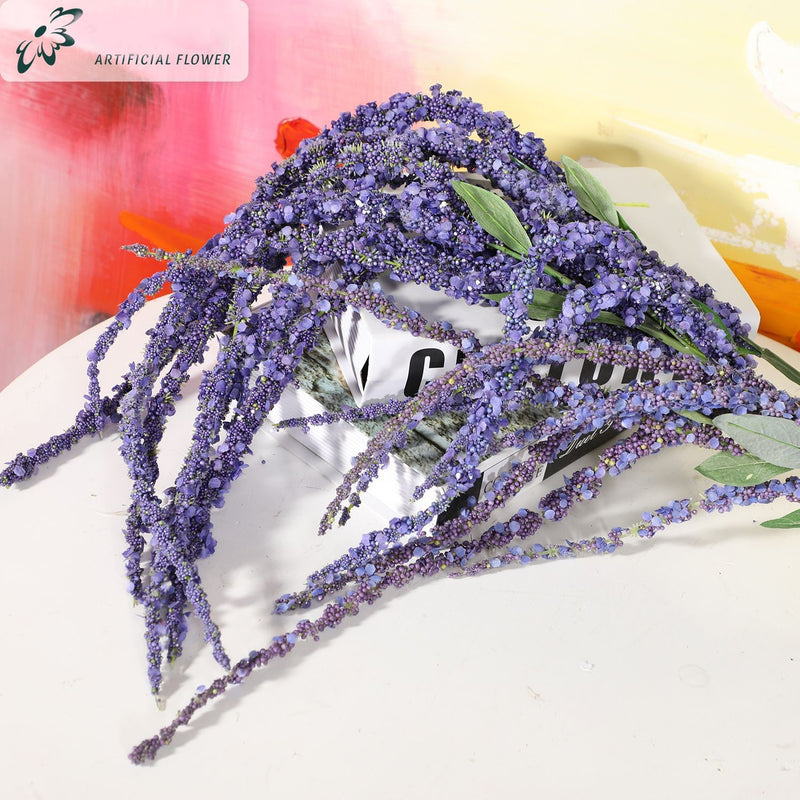 Fleurs artificielles à tige suspendue Amaranthus en vrac de 45 po en gros 