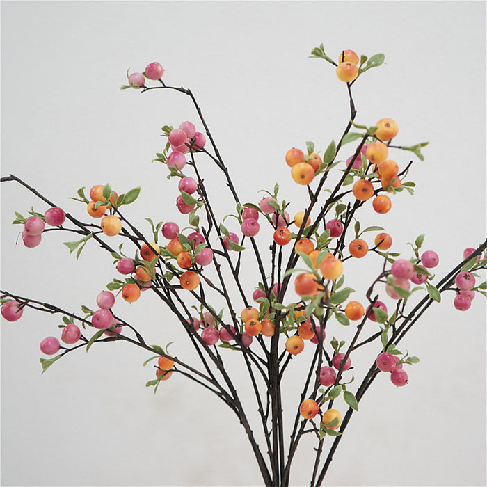 Bulk 28" Artificial Mini Apple Stems Simulation Fruits Tree Branches Wholesale