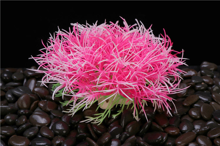 Plantes vertes artificielles pour aquarium en vrac de 5 pouces, ornements en gros 