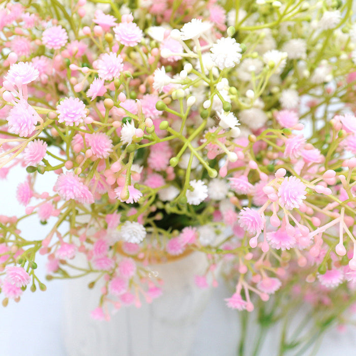 Bulk Artificial Baby's Breath Bush Flowers for Wedding Floral Arrangement Party Decor