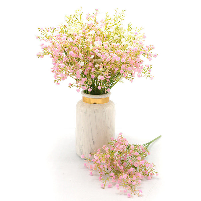 Bulk Artificial Baby's Breath Bush Flowers for Wedding Floral Arrangement Party Decor