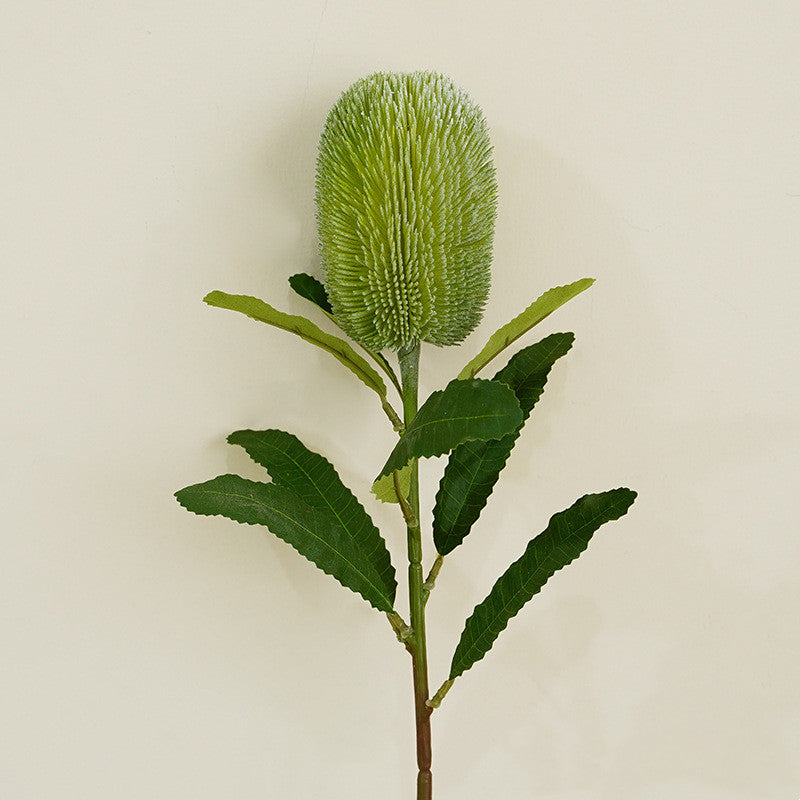 Tige de fleur artificielle Banksia Protea en vrac 25 pouces en gros