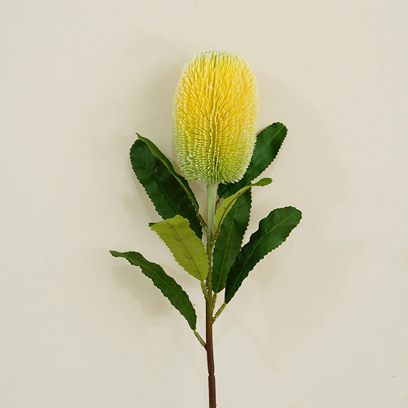 Tige de fleur artificielle Banksia Protea en vrac 25 pouces en gros