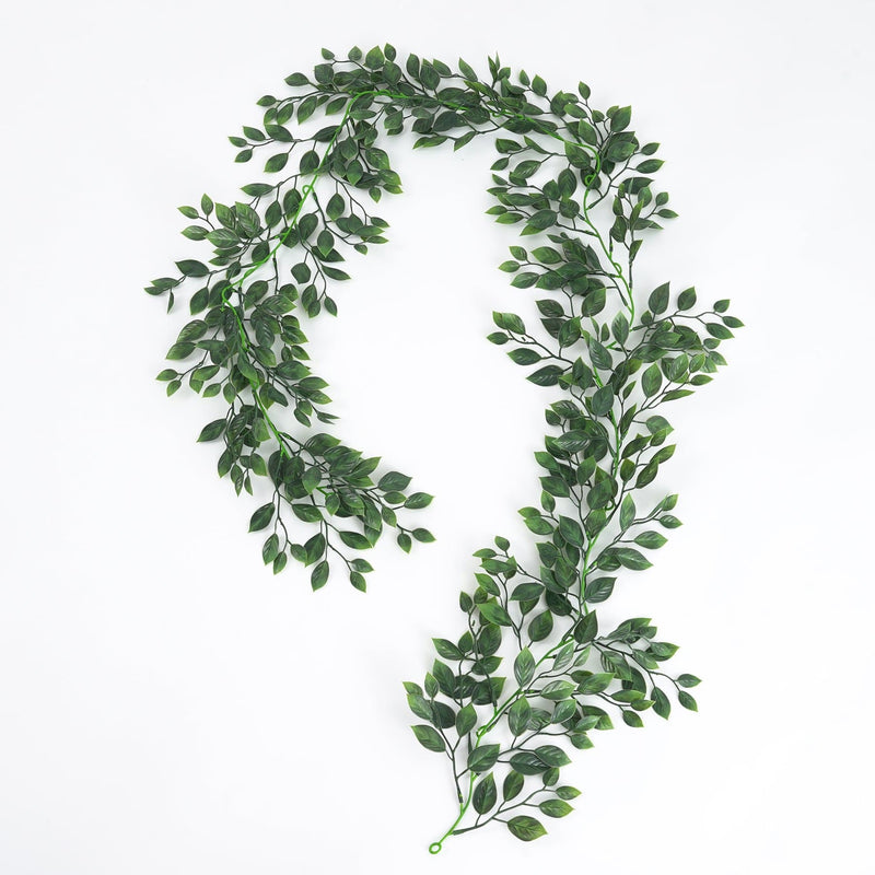 Bulk 70 Inch Artificial Banyan Leaves Garland UV Resistant Wholesale