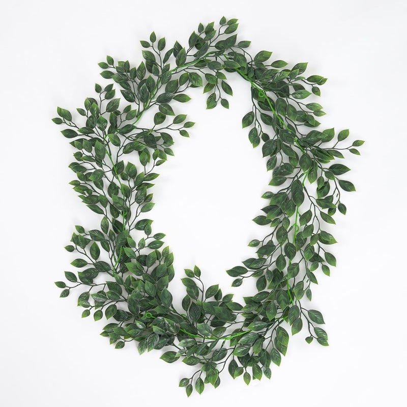 Bulk 70 Inch Artificial Banyan Leaves Garland UV Resistant Wholesale