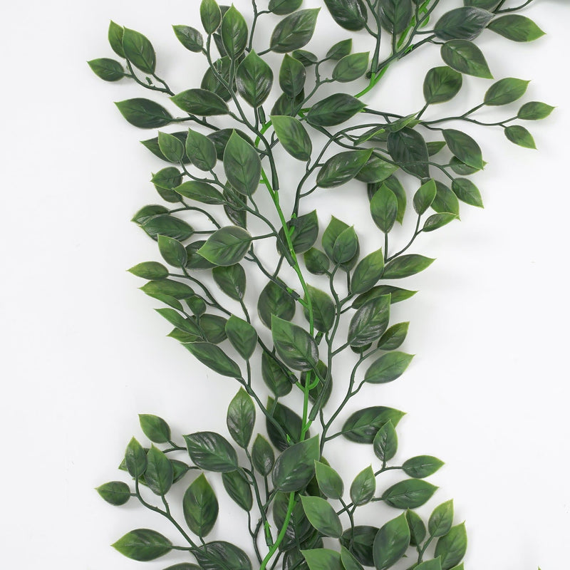 Bulk 70 Inch Artificial Banyan Leaves Garland UV Resistant Wholesale