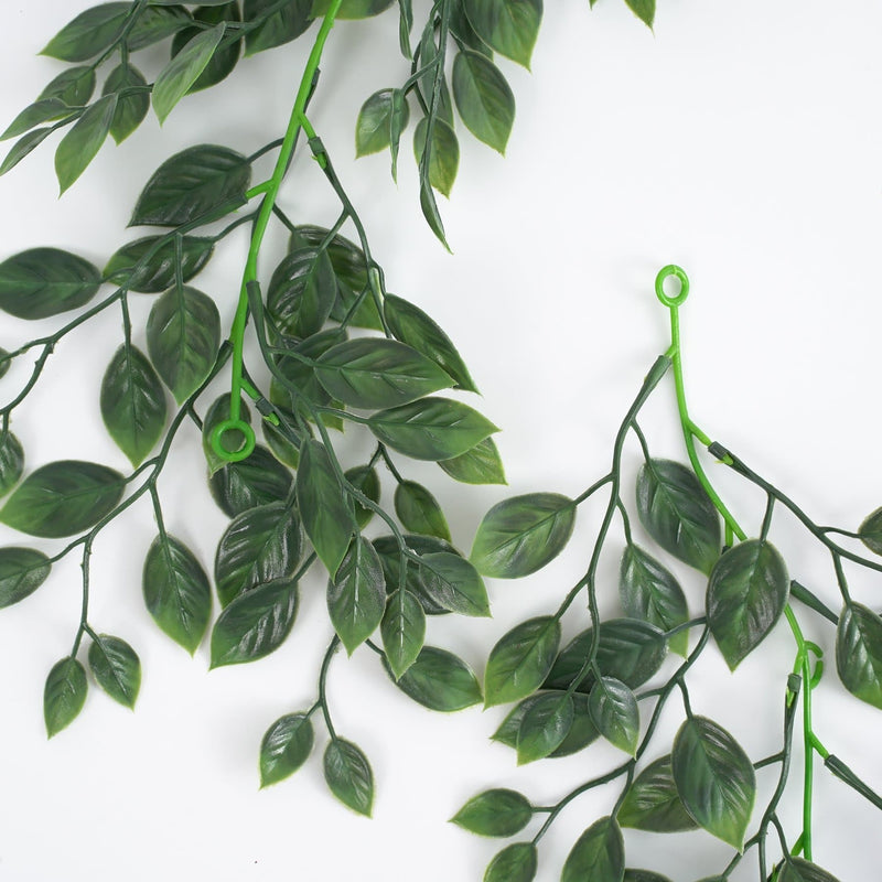 Bulk 70 Inch Artificial Banyan Leaves Garland UV Resistant Wholesale