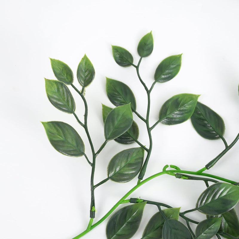 Bulk 70 Inch Artificial Banyan Leaves Garland UV Resistant Wholesale
