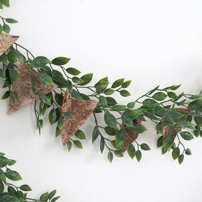 Bulk 70 Inch Artificial Banyan Leaves Garland UV Resistant Wholesale