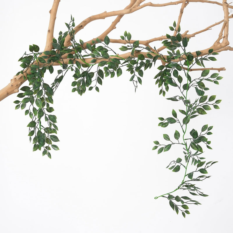 Bulk 70 Inch Artificial Banyan Leaves Garland UV Resistant Wholesale