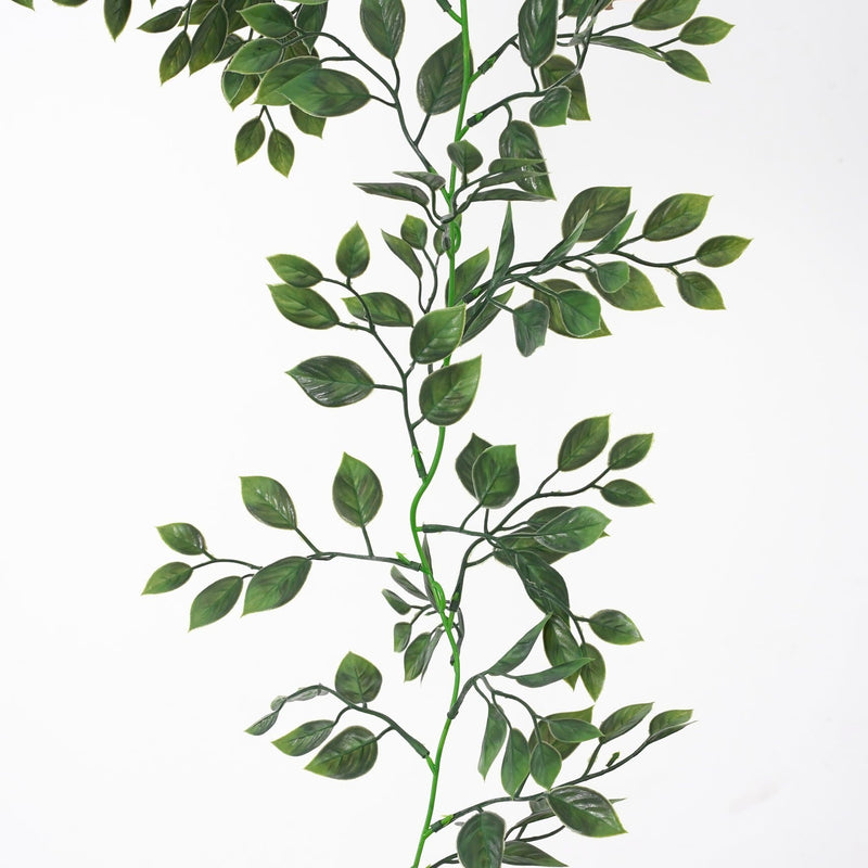 Bulk 70 Inch Artificial Banyan Leaves Garland UV Resistant Wholesale