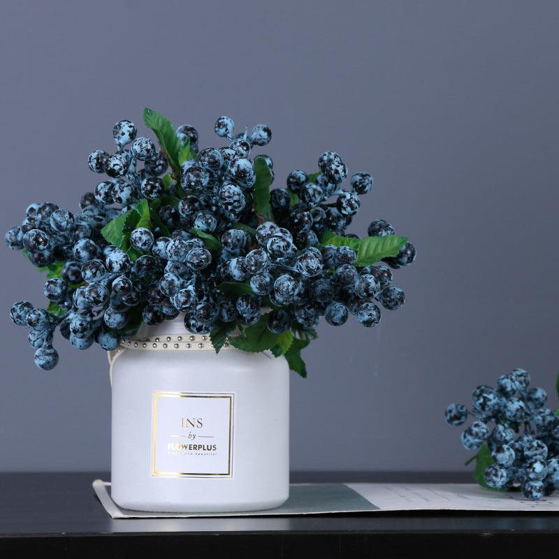 1 Pc Artificial Berry Stem Faux Stems Fake Berry Picks Nice Accents - Artificialmerch