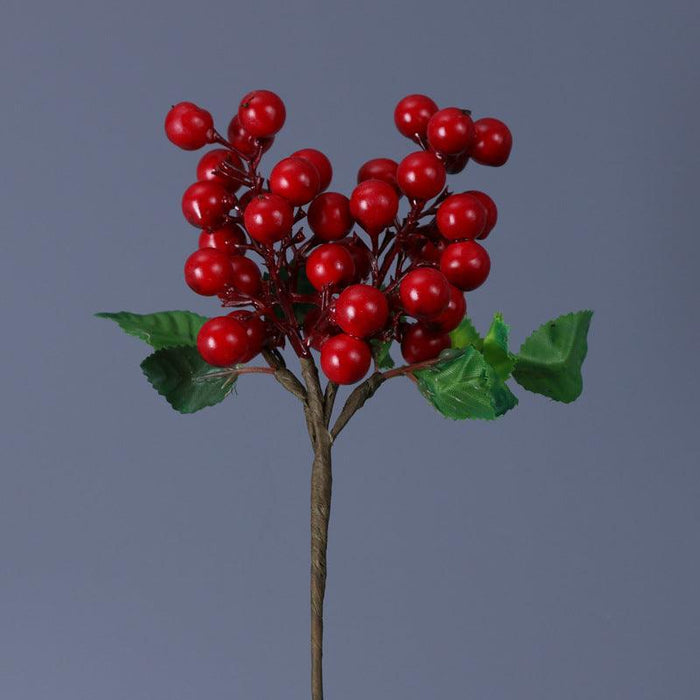 1 Pc Artificial Berry Stem Faux Stems Fake Berry Picks Nice Accents - Artificialmerch