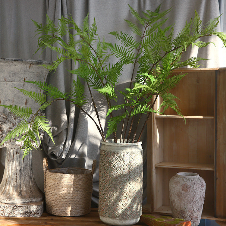 Fougère de Boston extra large en vrac, plante artificielle à longue tige pour grands vases, vente en gros