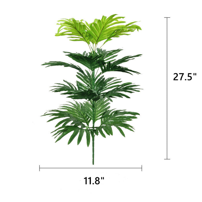 Bulk Artificial Palm Plants Leaves Tropical Greenery Bush Tree Leaf Wholesale