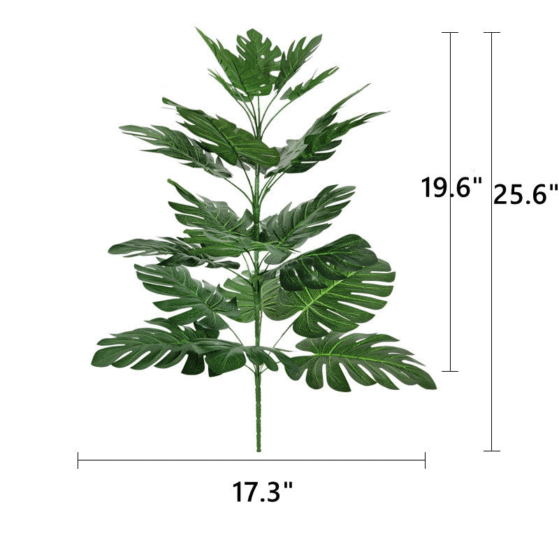 Bulk Large Artificial Palm Plants Leaves Tropical Greenery Bush for Outdoors Aesthetic Room Decor Wholesale