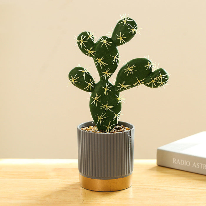 Bulk Artificial Potted Plants Cactus Bonsai Wholesale
