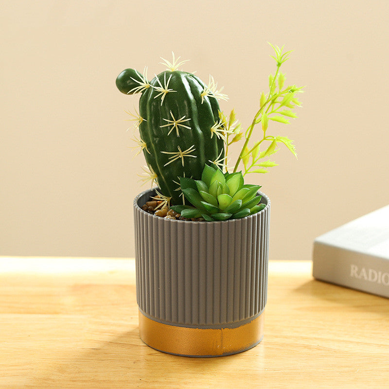 Bulk Artificial Potted Plants Cactus Bonsai Wholesale