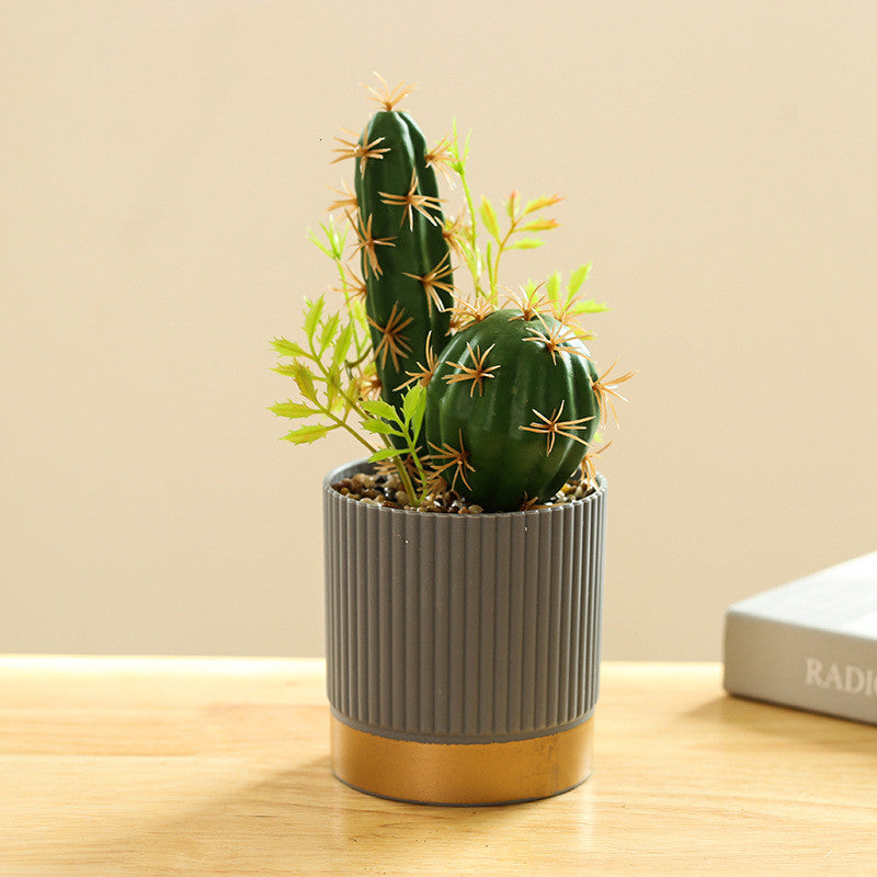 Bulk Artificial Potted Plants Cactus Bonsai Wholesale